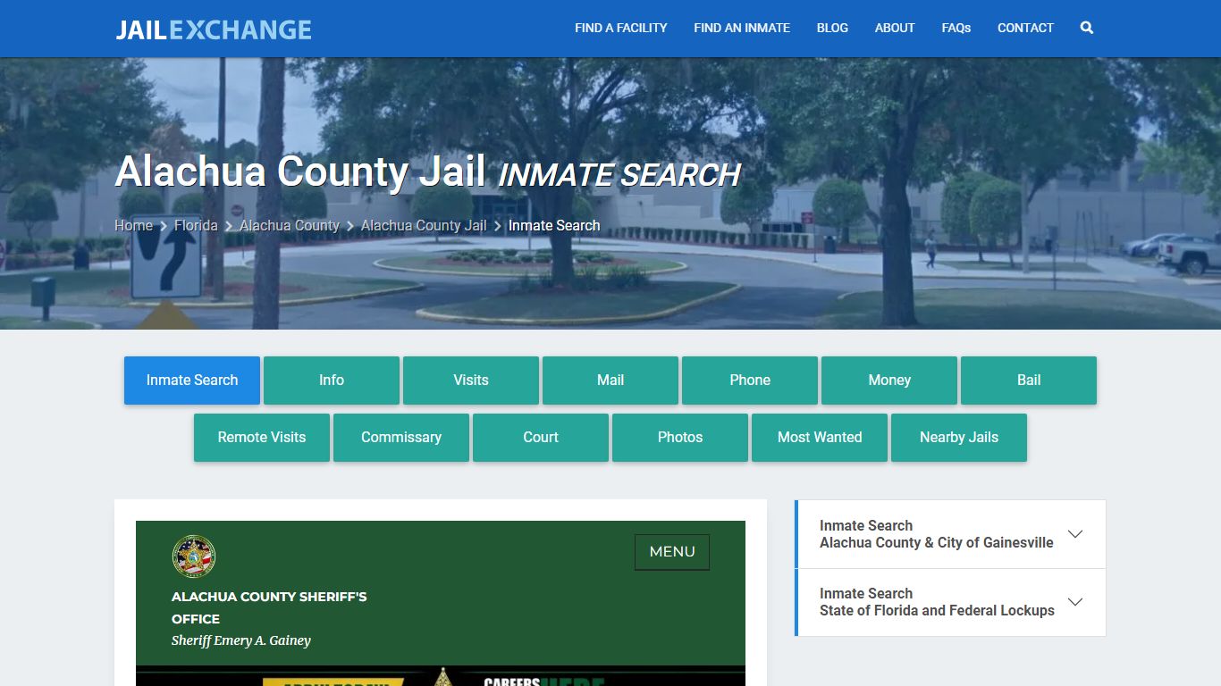 Inmate Search: Roster & Mugshots - Alachua County Jail, FL